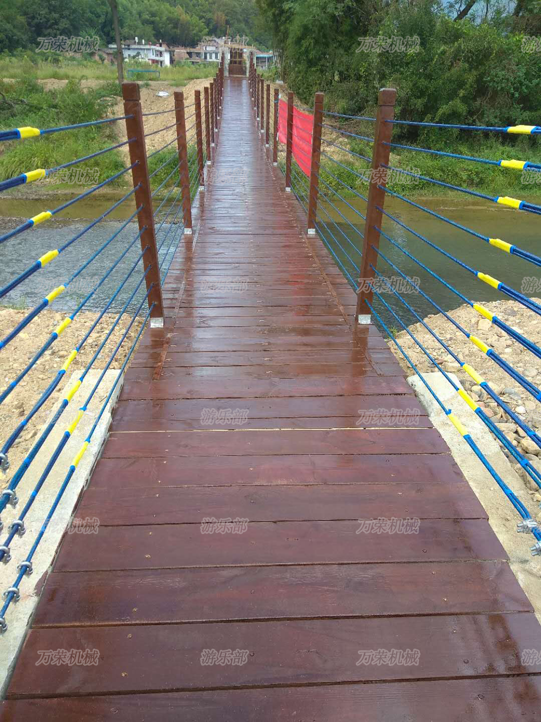 江西贛州市木板吊橋案例